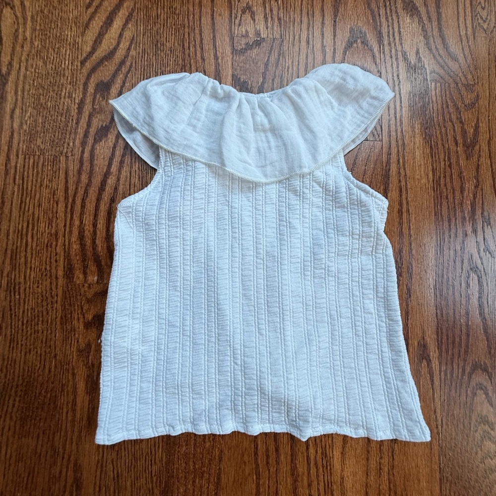 NWOT Zara Ruffled Tank Top Sz 5 - Picture 5 of 7